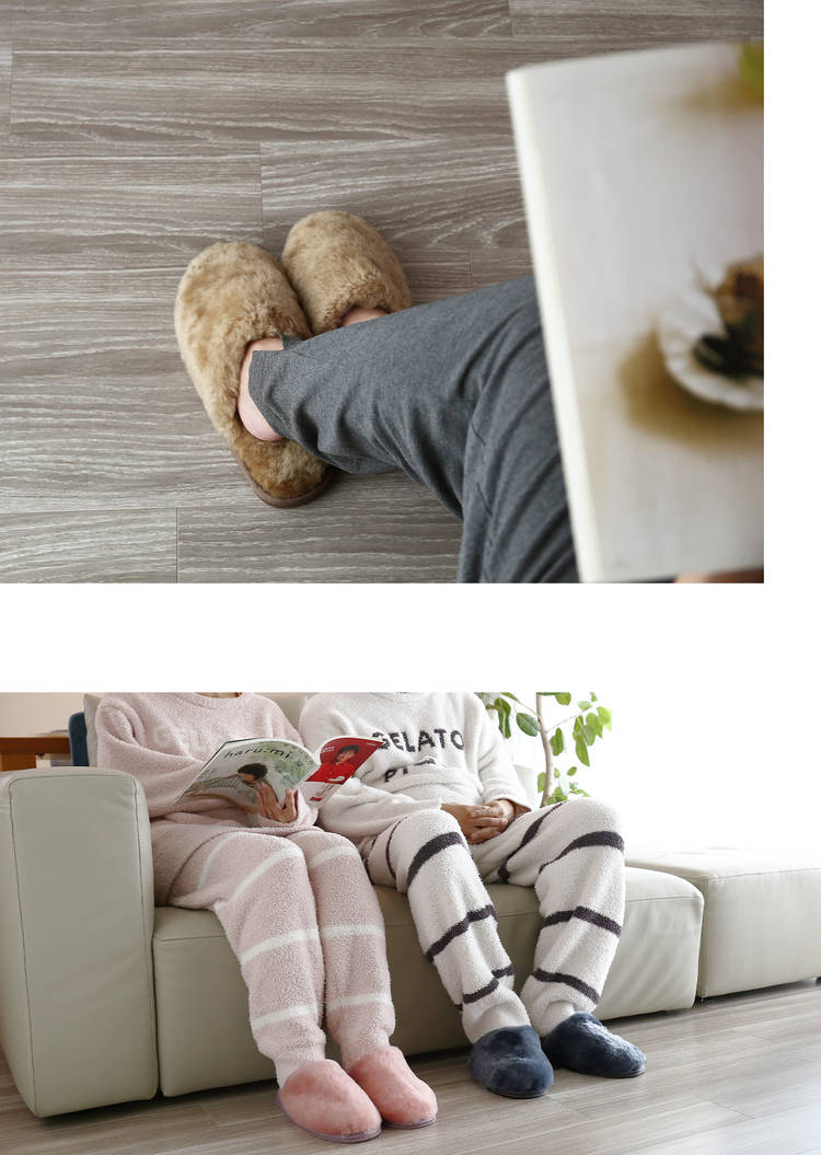 ムートンスリッパ ふわふわ