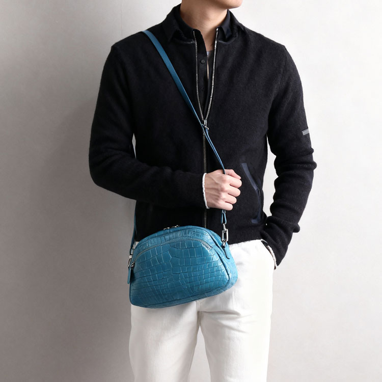 ナイルクロコダイル2wayミニバッグ