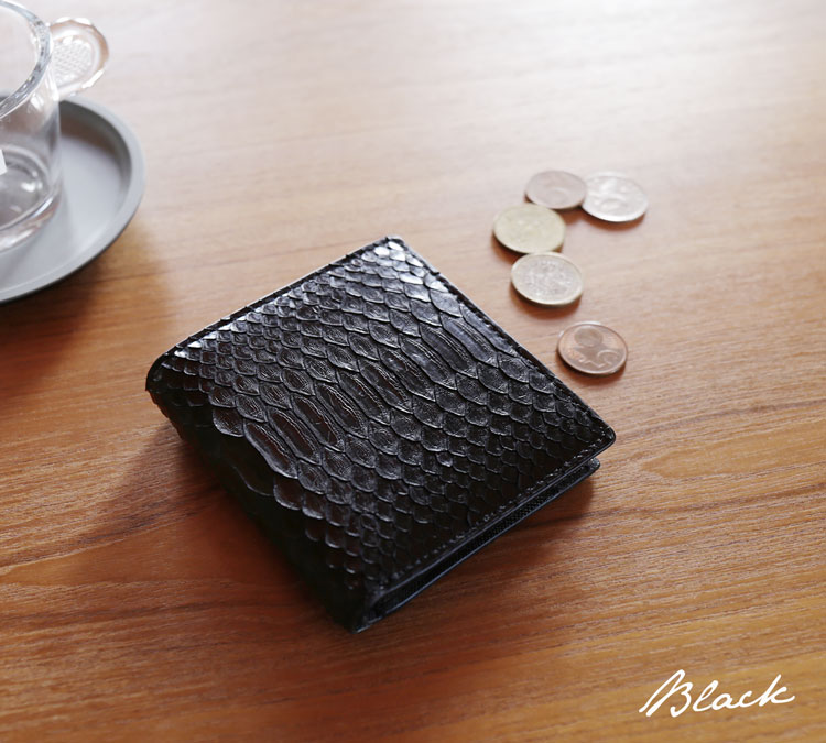 ブラック パイソン財布