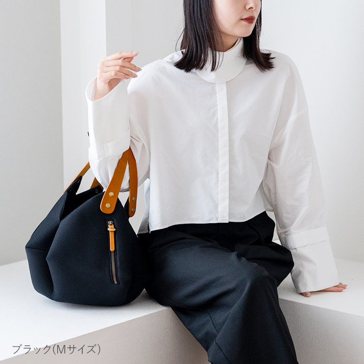 HALEINE ハンドバッグ オリガミバッグ Mサイズ Lサイズ 洗える 畳める バッグ ヌメ革 日本製