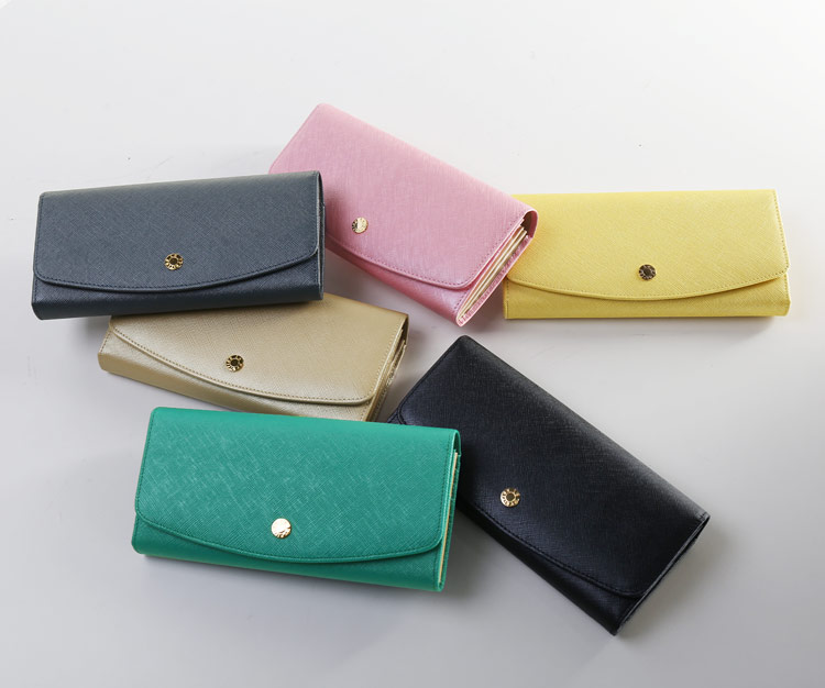 長財布 使いやすい 6色カラーバリエーション