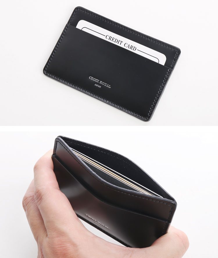 コードバン ホースレザー 馬革 本革 カード入れ カードケース スリム 薄型 インナーカードケース 収納 ポケット