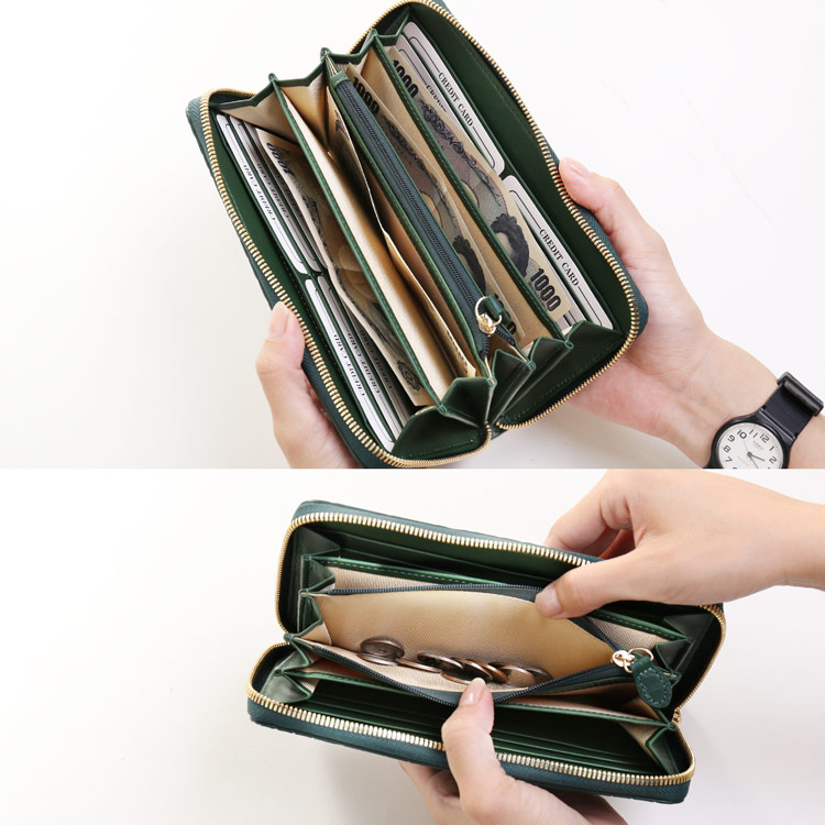 クロコダイル ラウンドファスナー 長財布 レディース メンズ 財布 キプロス 大容量 クロコ 本物 お財布 使いやすい