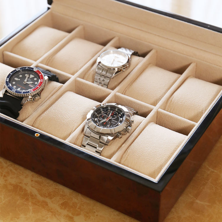 腕時計 収納ケース 10本 木製 時計 ディスプレイ 保管 コレクション