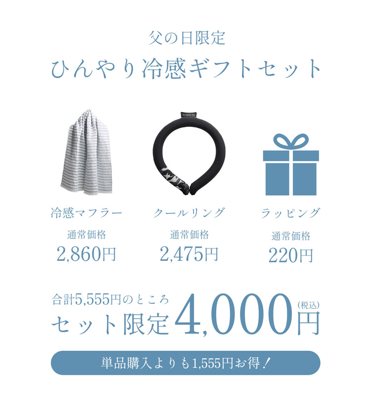 父の日 ギフトセット プレゼント セット 冷感 冷たい 夏