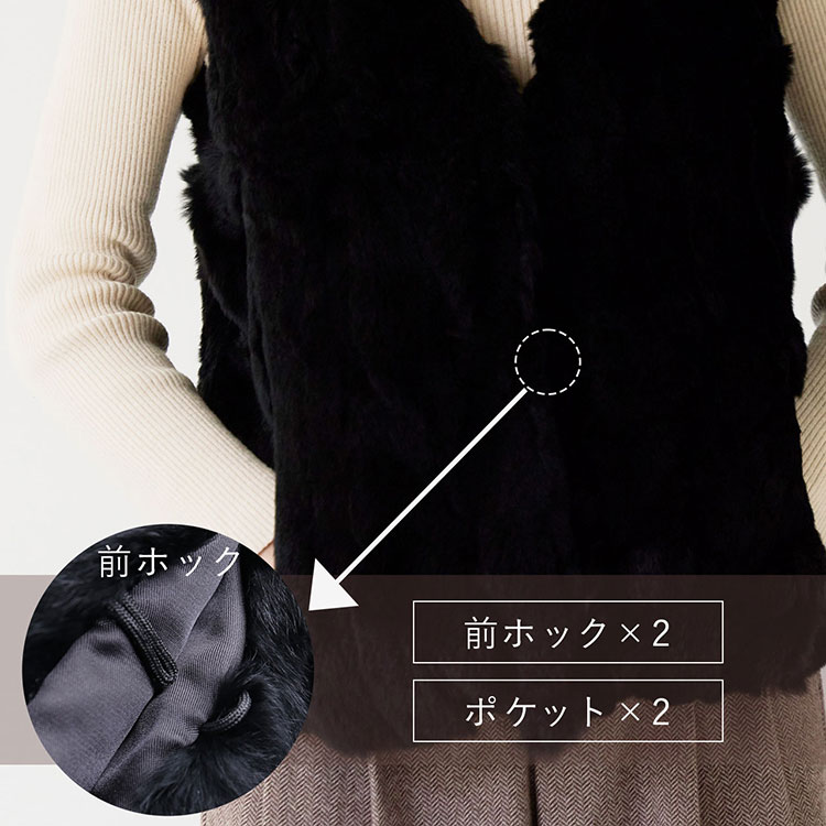 ファーバッグ レディース エコファー 大 