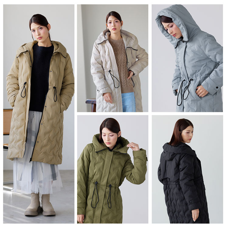 シームレスダウンコートFilomo