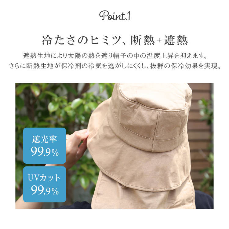 極寒保冷帽子