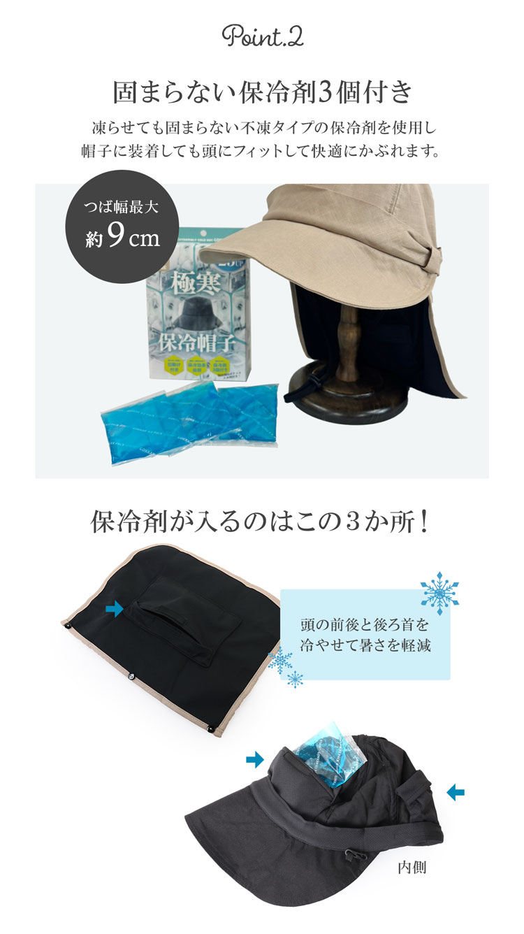 極寒保冷帽子