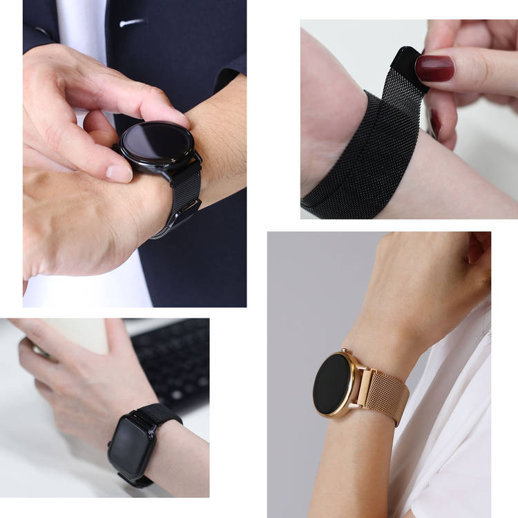 EDEW WEAR かっこいい時計バンド メタル