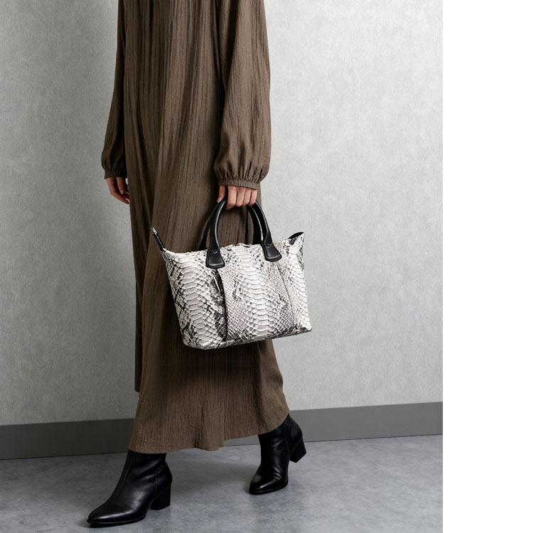 ダイヤモンドパイソン 2WAY ハンドバッグ