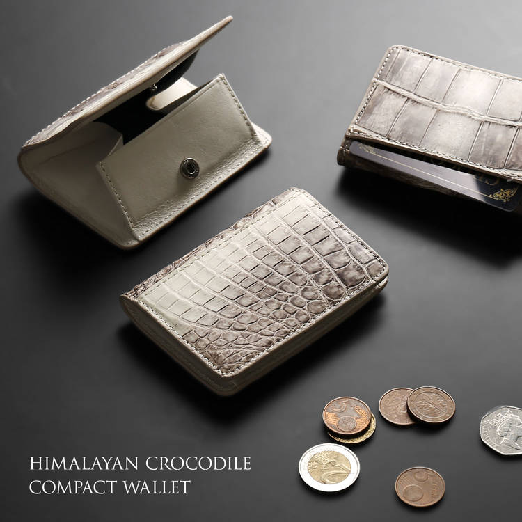 ヒマラヤクロコダイルコンパクト財布