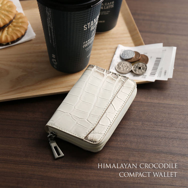 ヒマラヤクロコダイルコンパクト財布