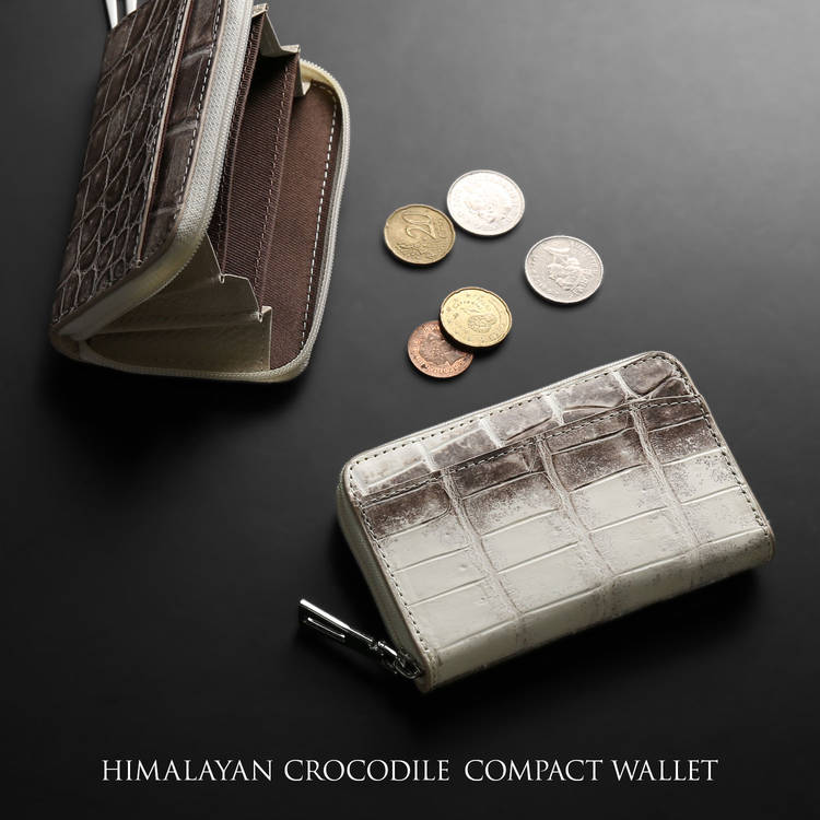 ヒマラヤクロコダイルコンパクト財布