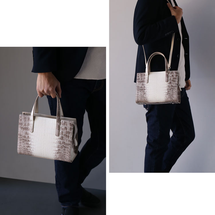 ヒマラヤクロコダイル2wayハンドバッグ