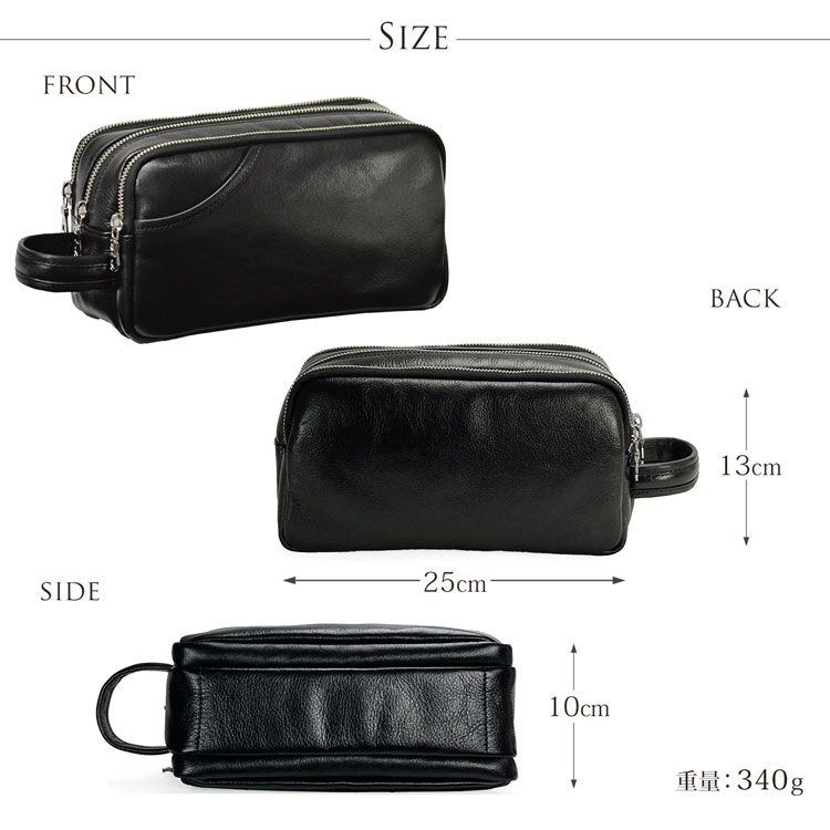 メンズ 牛革 セカンドバッグ クラッチ