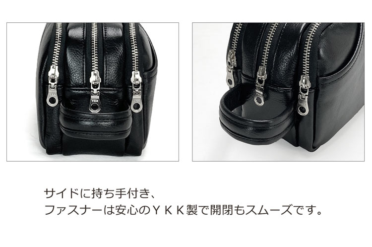 メンズ 牛革 セカンドバッグ クラッチ