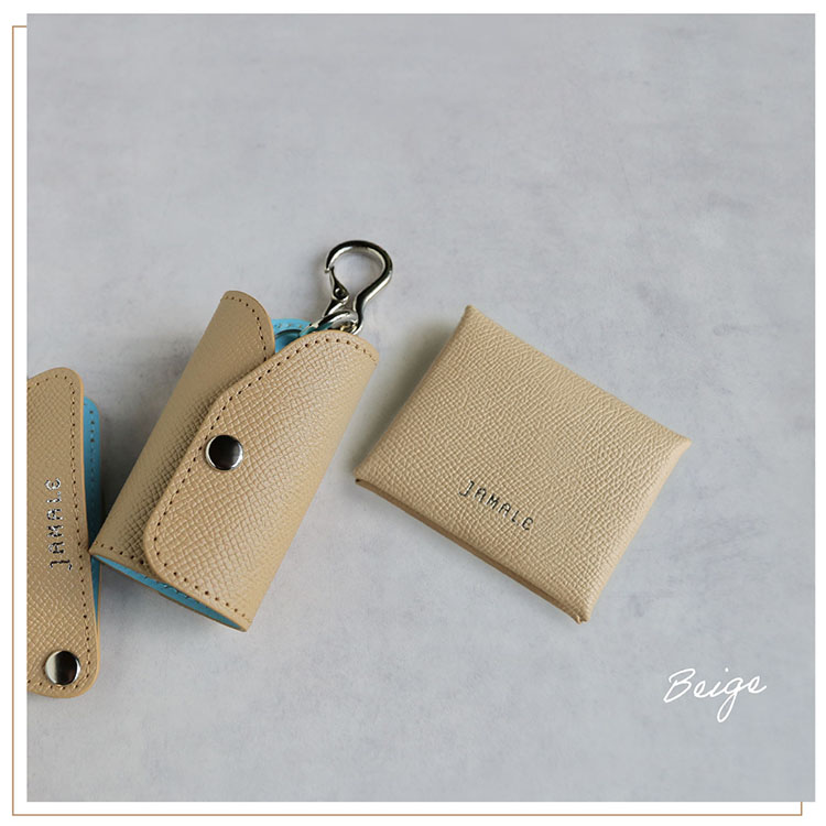 ベージュ 本革 おしゃれ コインケース