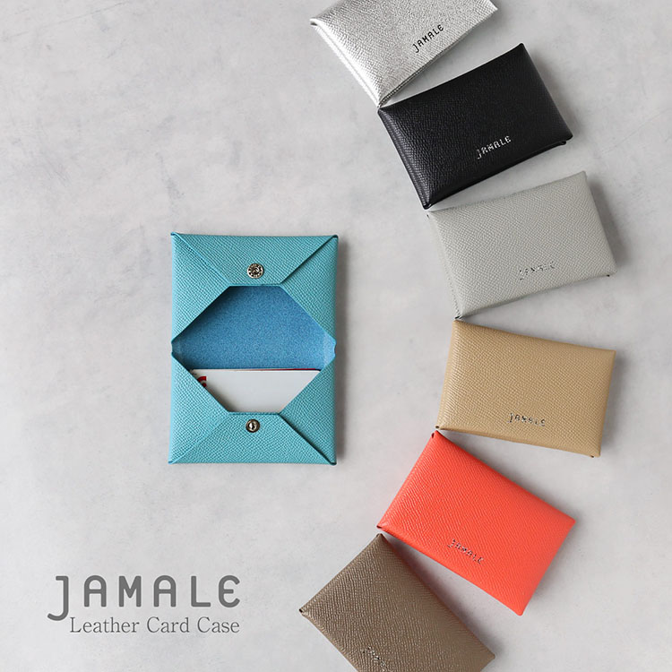 jamale 本革 おしゃれ カードケース