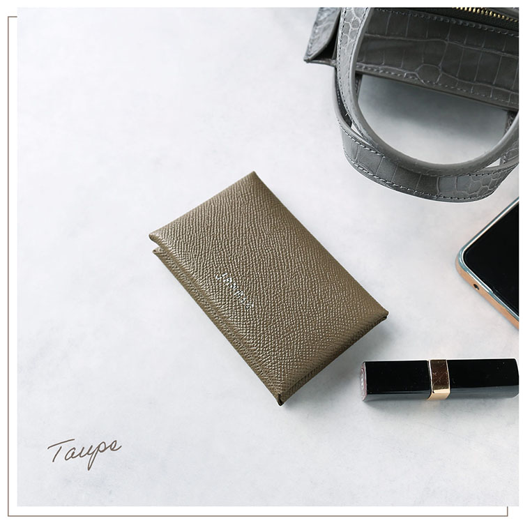 トープ 本革 カードケース