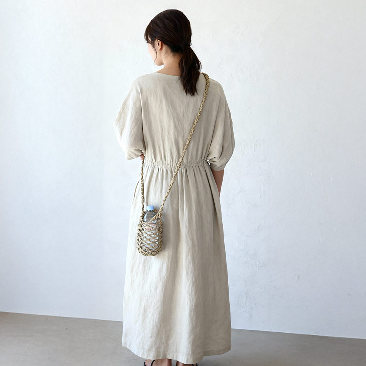 ボトルホルダー 天然素材 水草 斜めかけバッグ 小物入れバッグ おでかけバッグ