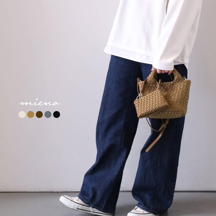 mienoメッシュ2wayトートバッグ