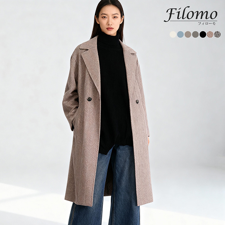 Filomo ウールタッチ チェスターコート
