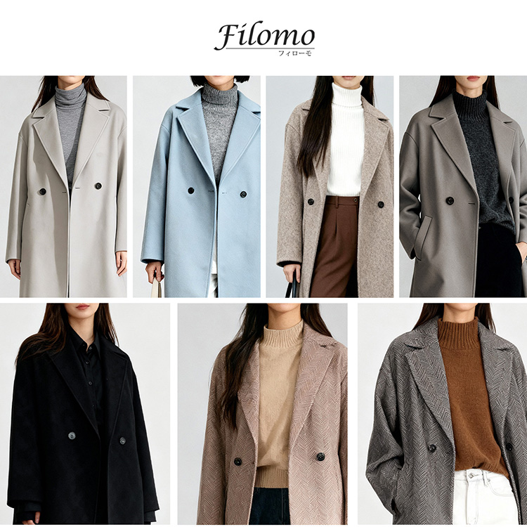 Filomo チェスターコート ウール