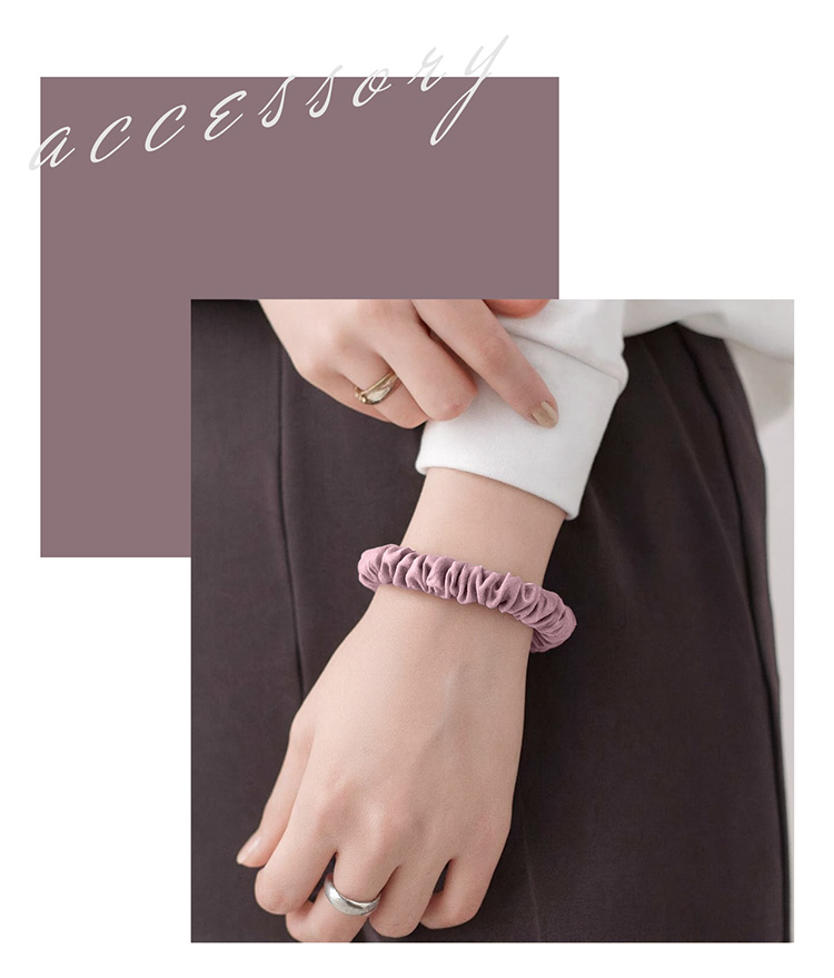 シルク 100% シュシュ