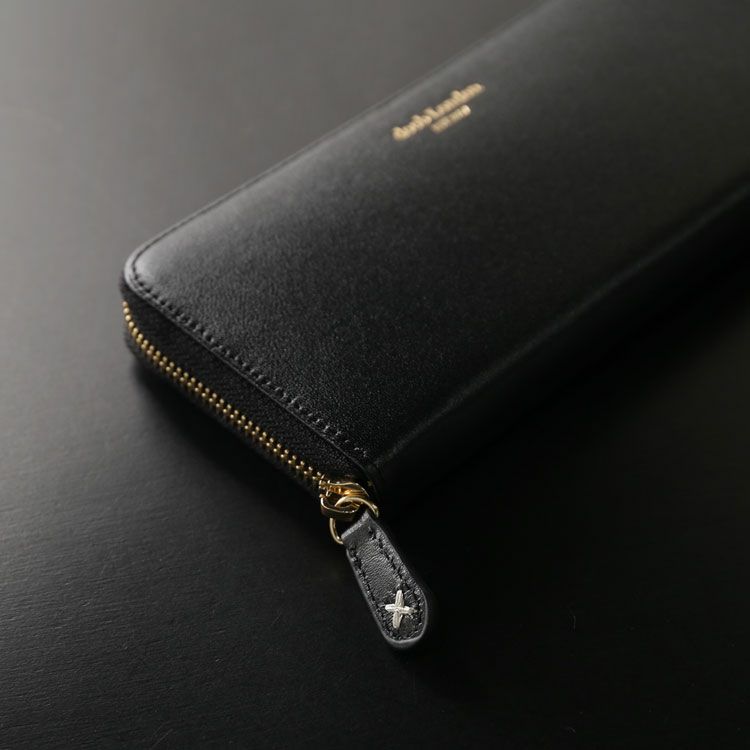 メンズ長財布ブランドdoobLondonラウンドファスナー