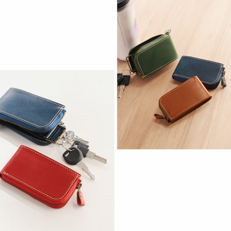 Jamale 栃木レザー スマートキーケース 日本製 名入れ 別途購入で可能】Jamale 栃木レザー スマートキーケース
