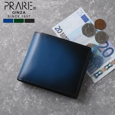 PRAIRIE 牛革 グラデーション 二つ折り 財布 折り財布 メンズ 日本製 本革