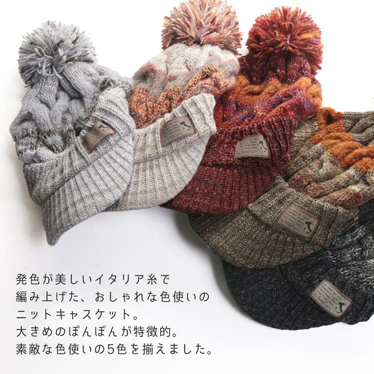 ankoROCK ニット帽 ニットキャップ an meets zakka ノルディック