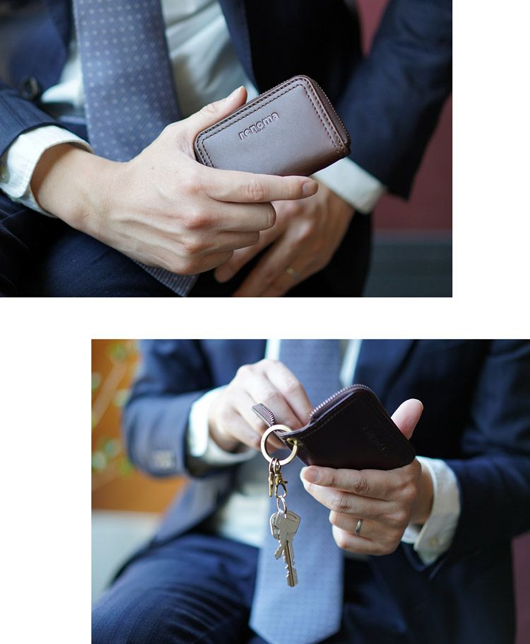 renoma レザー ミニエプロン ダークブラウン M109781927特別