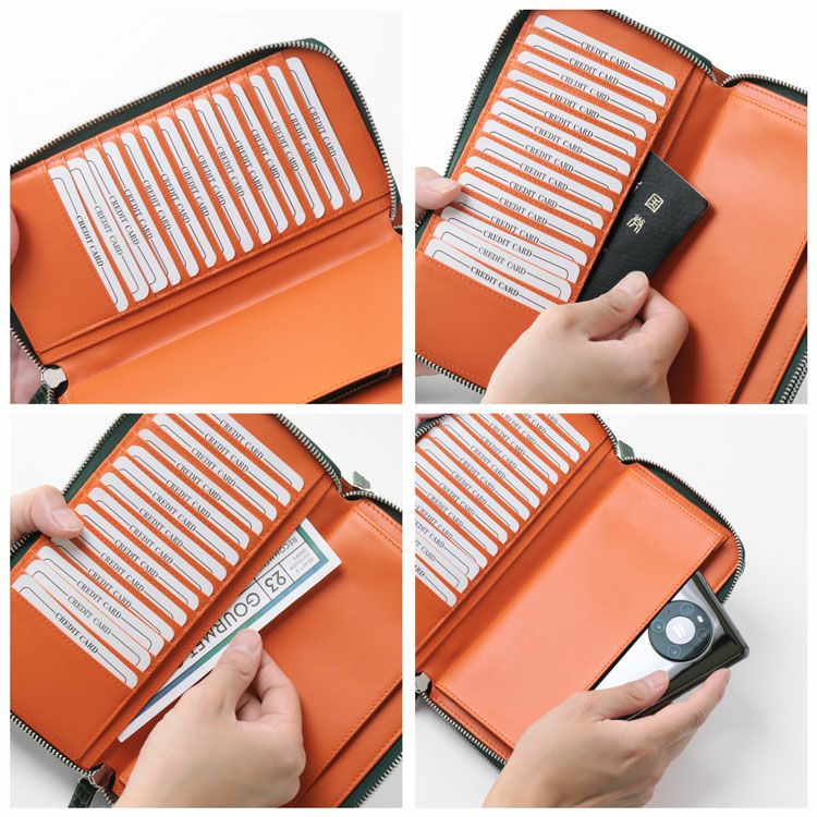 極美品✨ JRA認定 クロコダイル オーガナイザー 長財布 クラッチバッグ 極美品✨ JRA認定 クロコダイル オーガナイザー 長財布 クラッチ