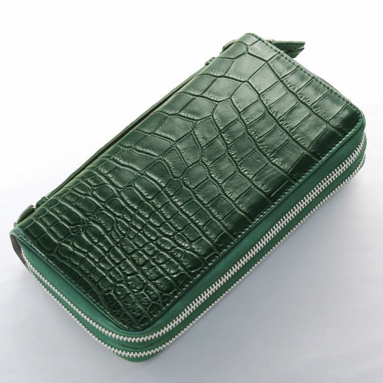 クロコダイル オーガナイザー クラッチバッグ メンズ 長財布 4FA