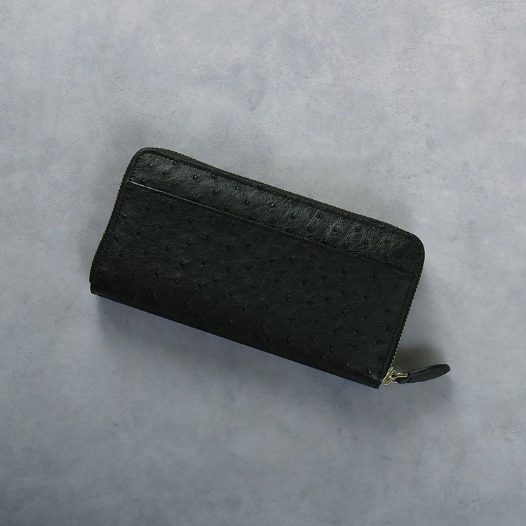 【専用】オーストリッチ 財布 長財布 本革 ブラック フルポイント ラウンド 楽天市場】【10%OFF春財布クーポン】フルオープン ラウンドファスナー