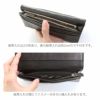 2つの紙幣入れとファスナー付き小銭入れ