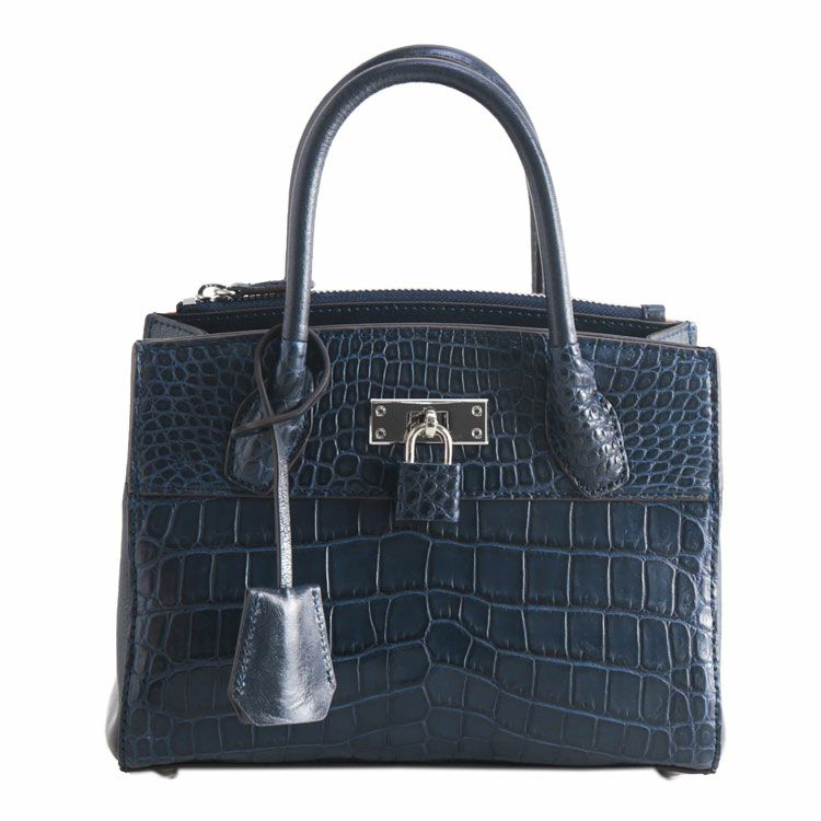 未使用 訳有【定12万】クロコダイル ハンドバッグ 2WAY ショルダー 南京錠 クロコダイル 本革 2way ハンドバッグ レディース 女性