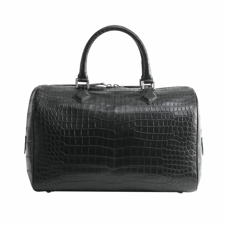 雰囲気抜群 美品 B.stuff ボストンバッグ クロコダイル 2way 雰囲気