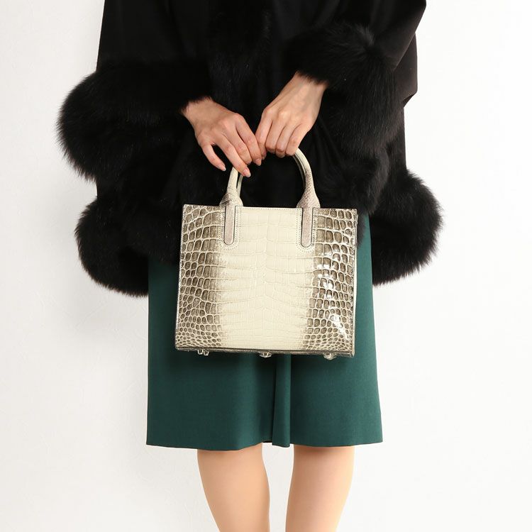 ヒマラヤクロコダイルフォーマルハンドバッグ