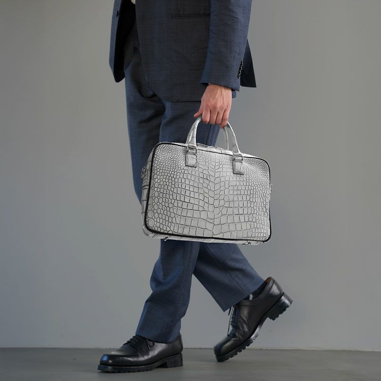 クロコダイル日本製2wayビジネスバッグ