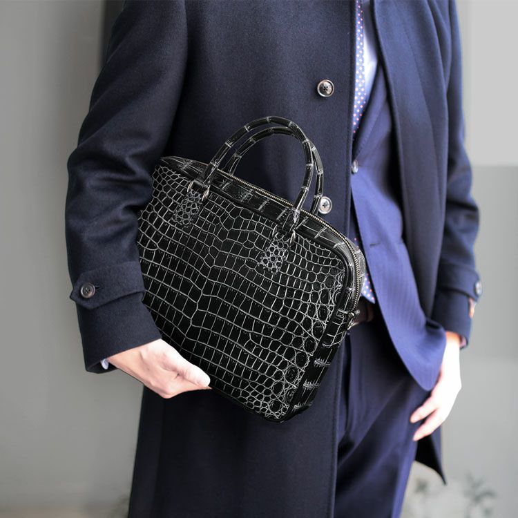 クロコダイル日本製2wayビジネスバッグ