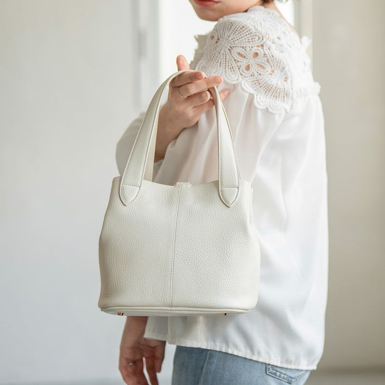 本革 バッグ レディース キューブバッグ 牛革 ハンドバッグ