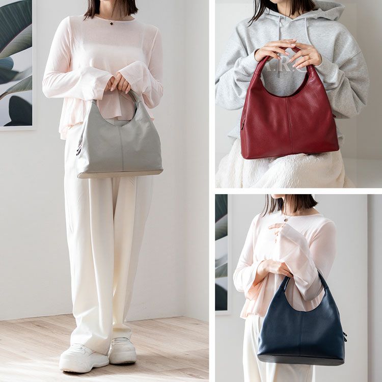 本革レディースハンドバッグ日本製