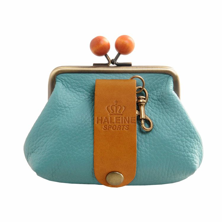 * vintage purse ୨୧ .·*° 貝がらの 小物入れ がま口 がま口ポーチ 小銭入れ 日本製 本革 栃木レザー 4FA