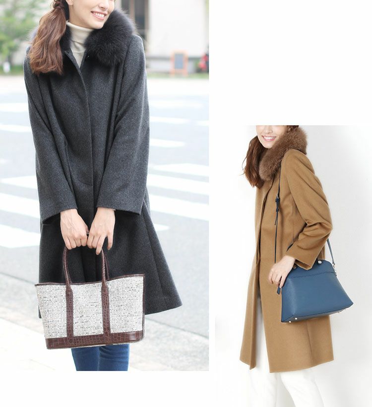 カシミヤロングコート