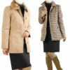 カシミヤ リバーシブル ジャケット マスクラット カシミヤリバーシブルジャケット マスクラット衿付 7F