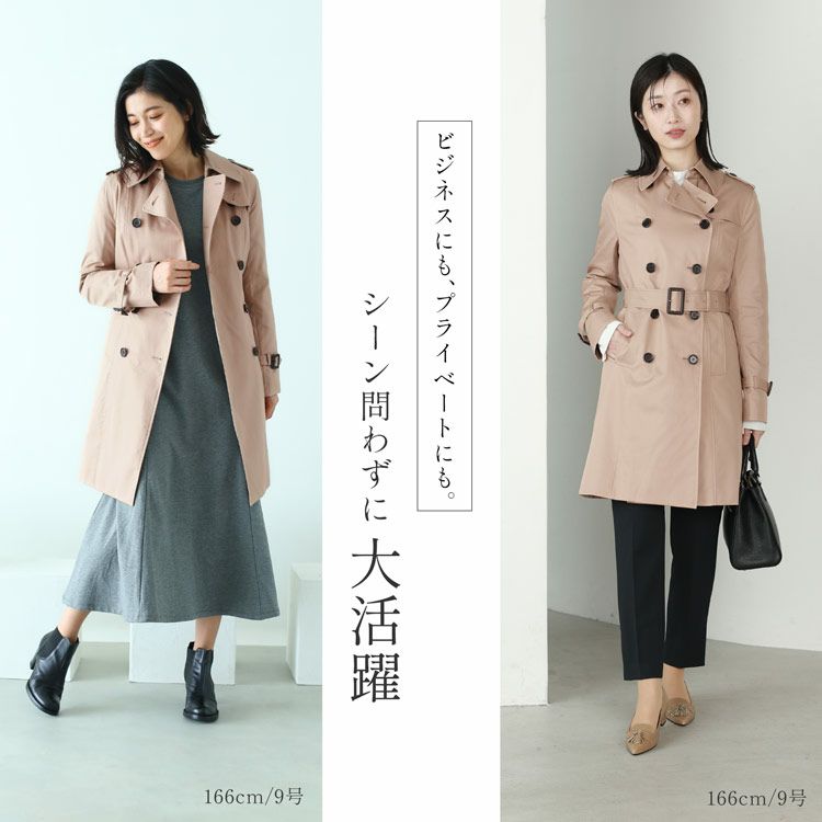トレンチコート レディース コットン100％ Filomo キルティング 