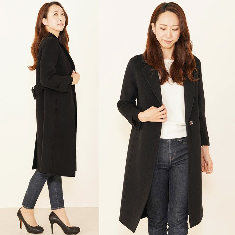 ✅最終セール　新品　33000円　WOOL100％　リバーシブルコート　フリー RUIRUE BOUTIQUE ダッフルコート コート ウール100